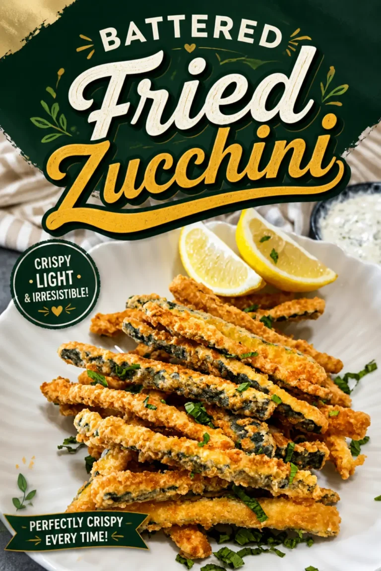 Battered Fried Zucchini