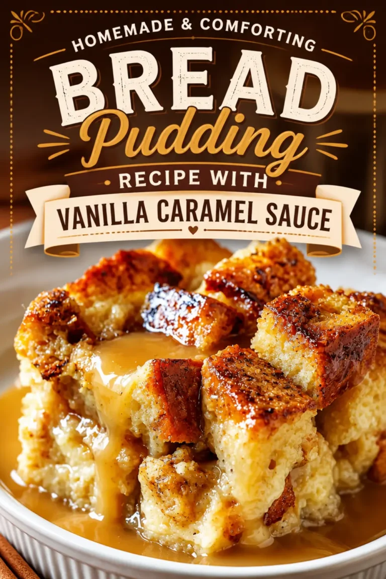 Bread Pudding Recipe With Vanilla Caramel Sauce