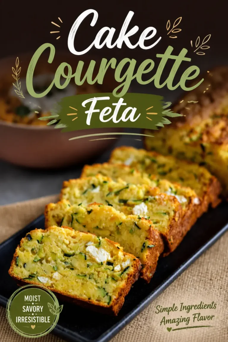 Cake Courgette Feta