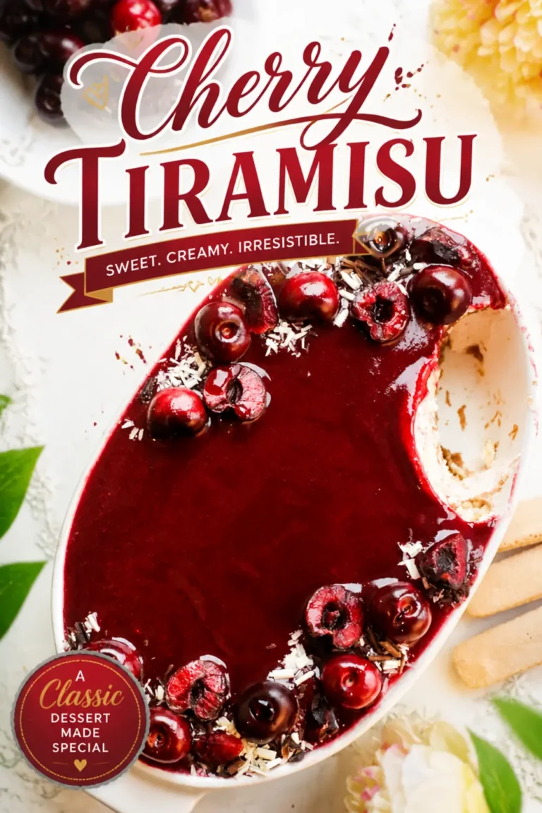 Cherry Tiramisu