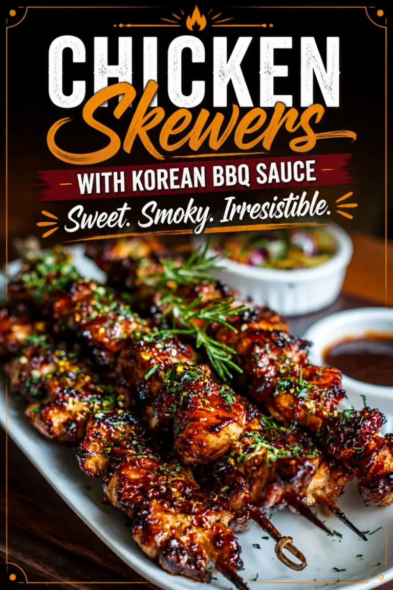 Chicken Skewers With Korean Bbq Sauce Sweet Smoky for Easy Grilling 12 Chicken Skewers With Korean Bbq Sauce Sweet Smoky