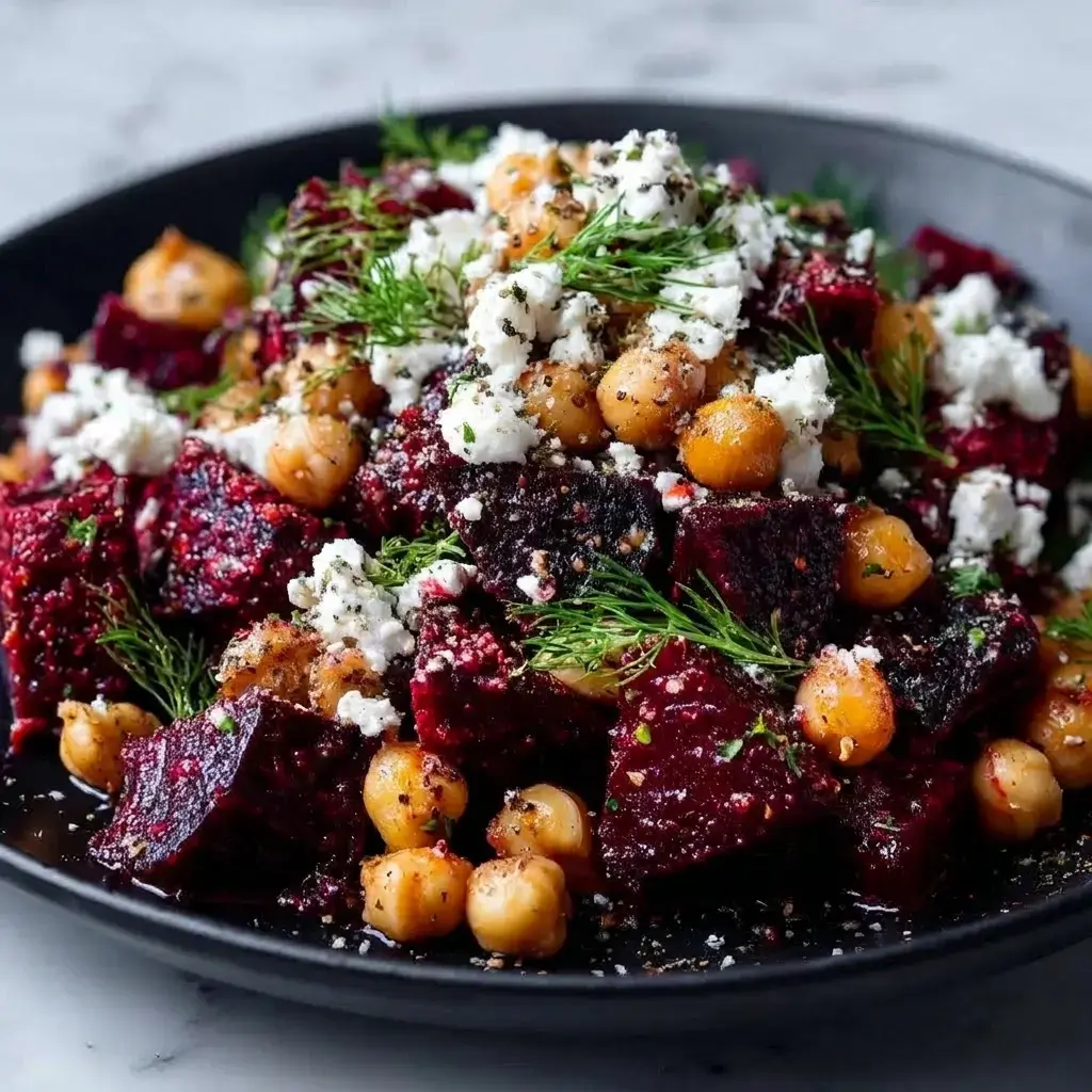 Chickpea Beet Feta Salad: A Quick Protein Salad for Any Meal 4 Chickpea Beet Feta Salad