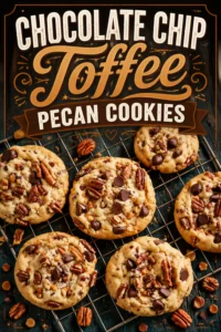 Chocolate Chip Toffee Pecan Cookies