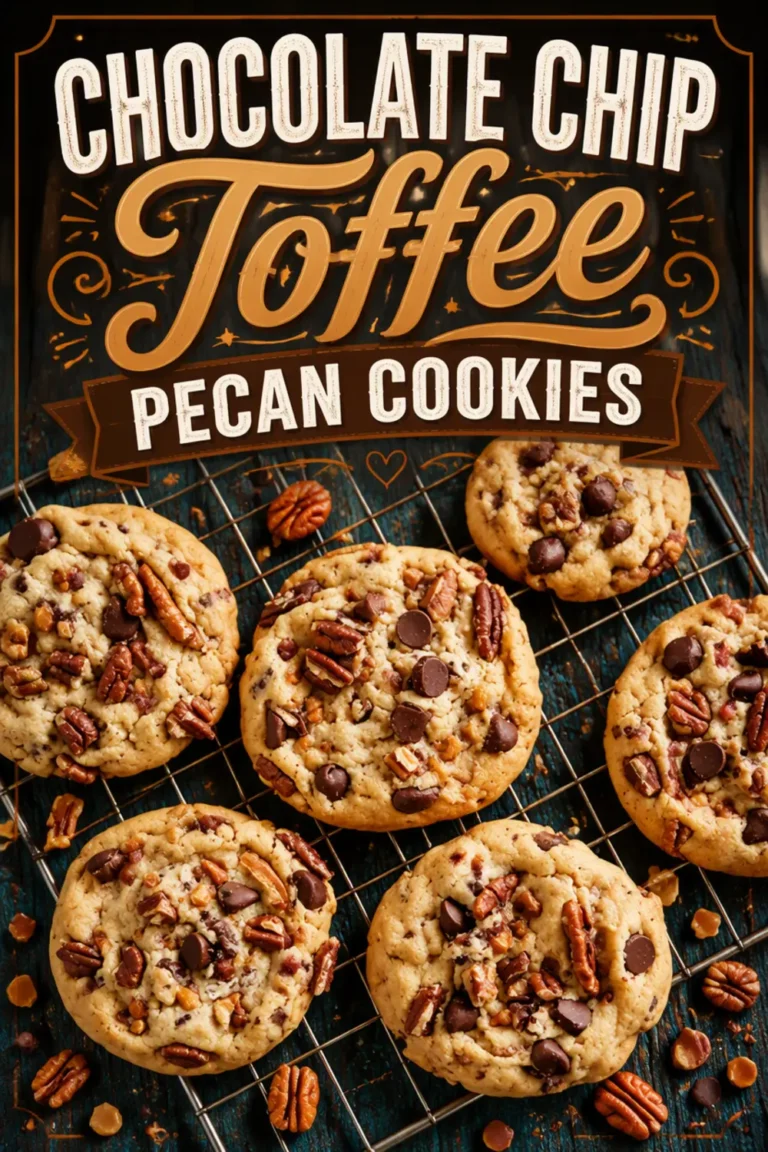 Chocolate Chip Toffee Pecan Cookies