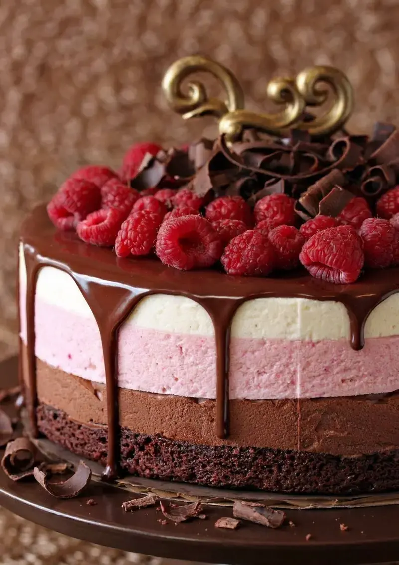 Chocolate Raspberry Mousse Cake: A Three-Layered Dessert on a Fudgy Brownie Base 12 Chocolate Raspberry Mousse Cake, What kind of pan should I use