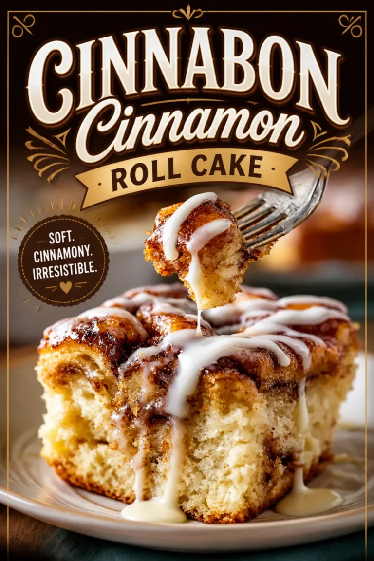 Cinnabon Cinnamon Roll Cake