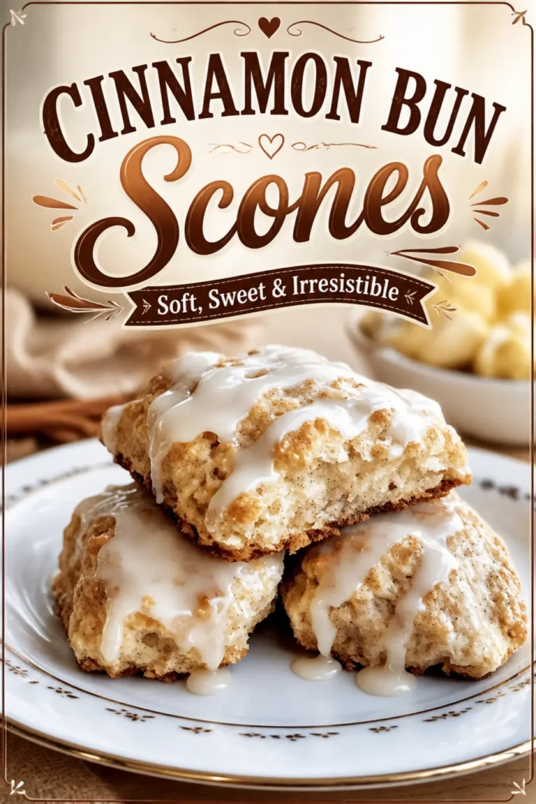Cinnamon Bun Scones: Easy Bakery Style Breakfast Recipe 8 Cinnamon Bun Scones