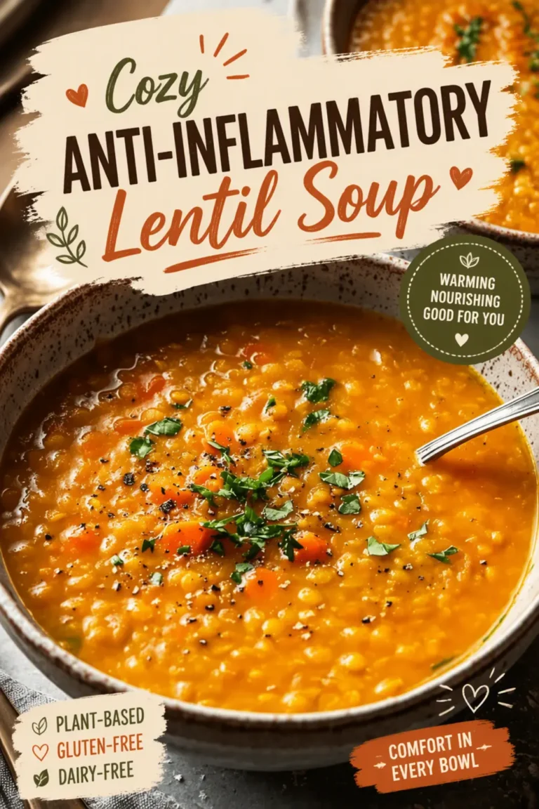 Cozy Anti-Inflammatory Lentil Soup