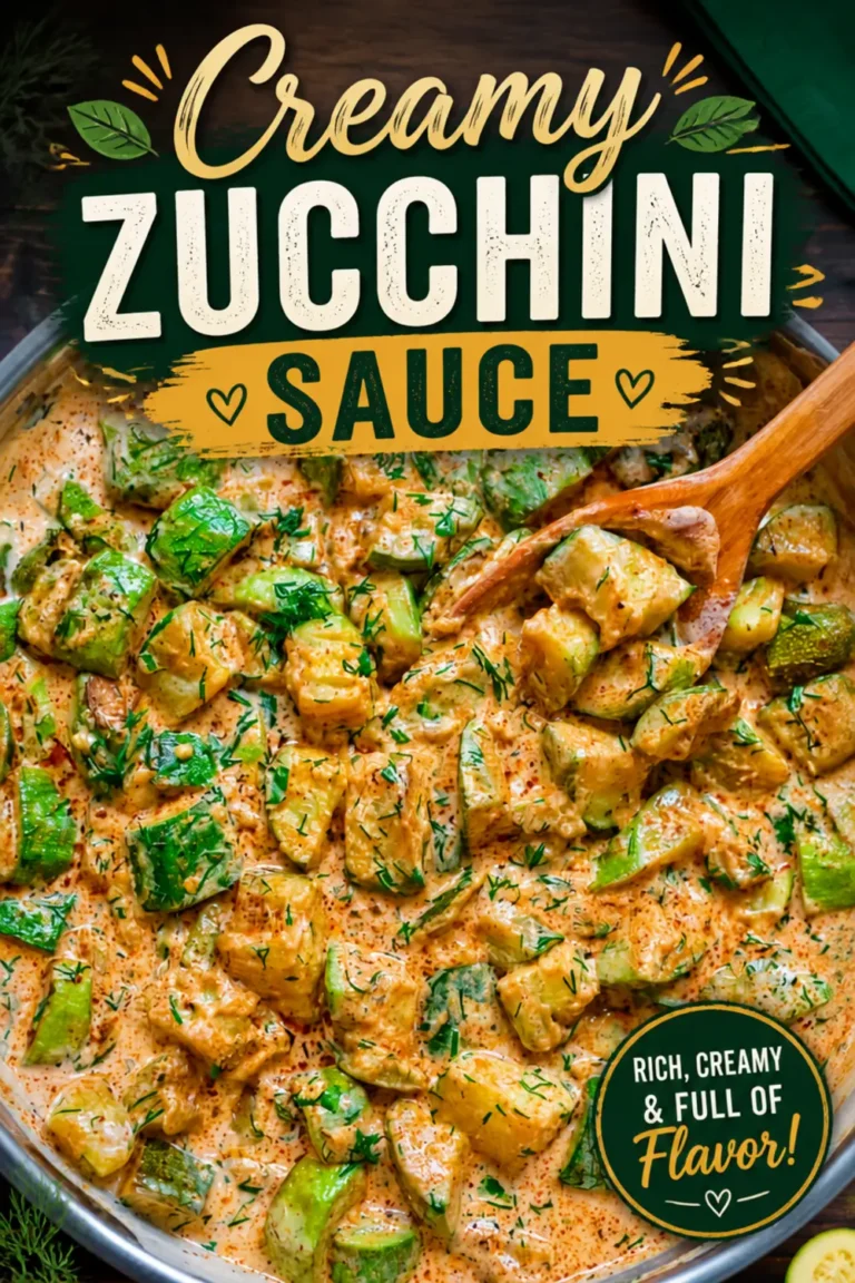 Creamy Zucchini Sauce