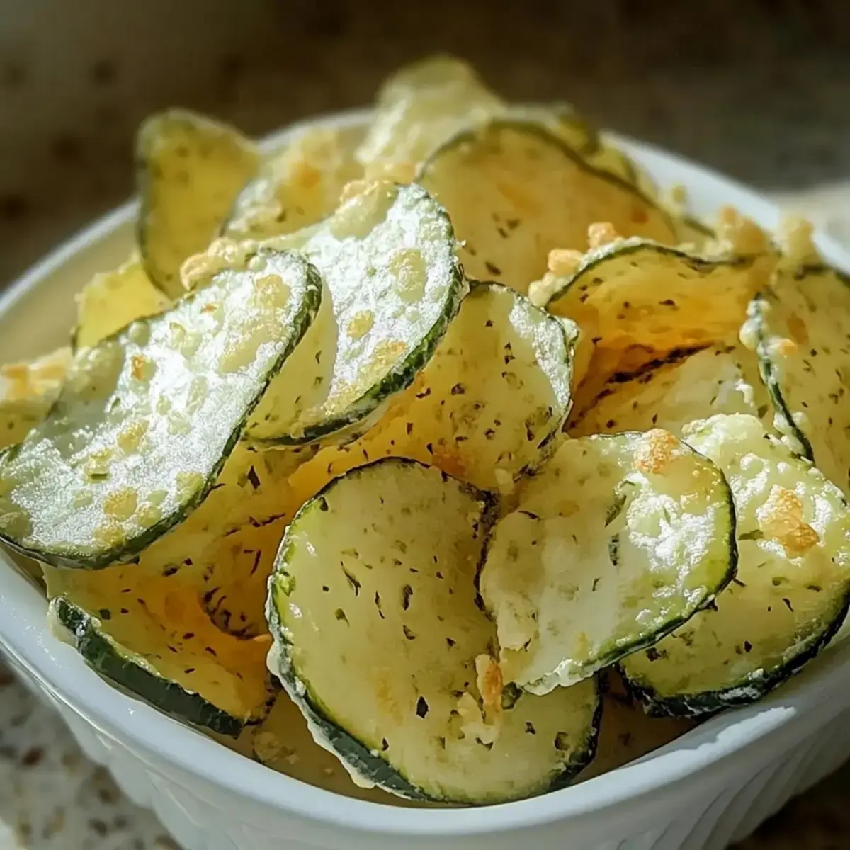 Crunchy Ranch Cucumber Chips for a Fresh Easy Snack 5 Crunchy Ranch Cucumber Chips, Ingredients for Crunchy Ranch Cucumber Chips Recipe