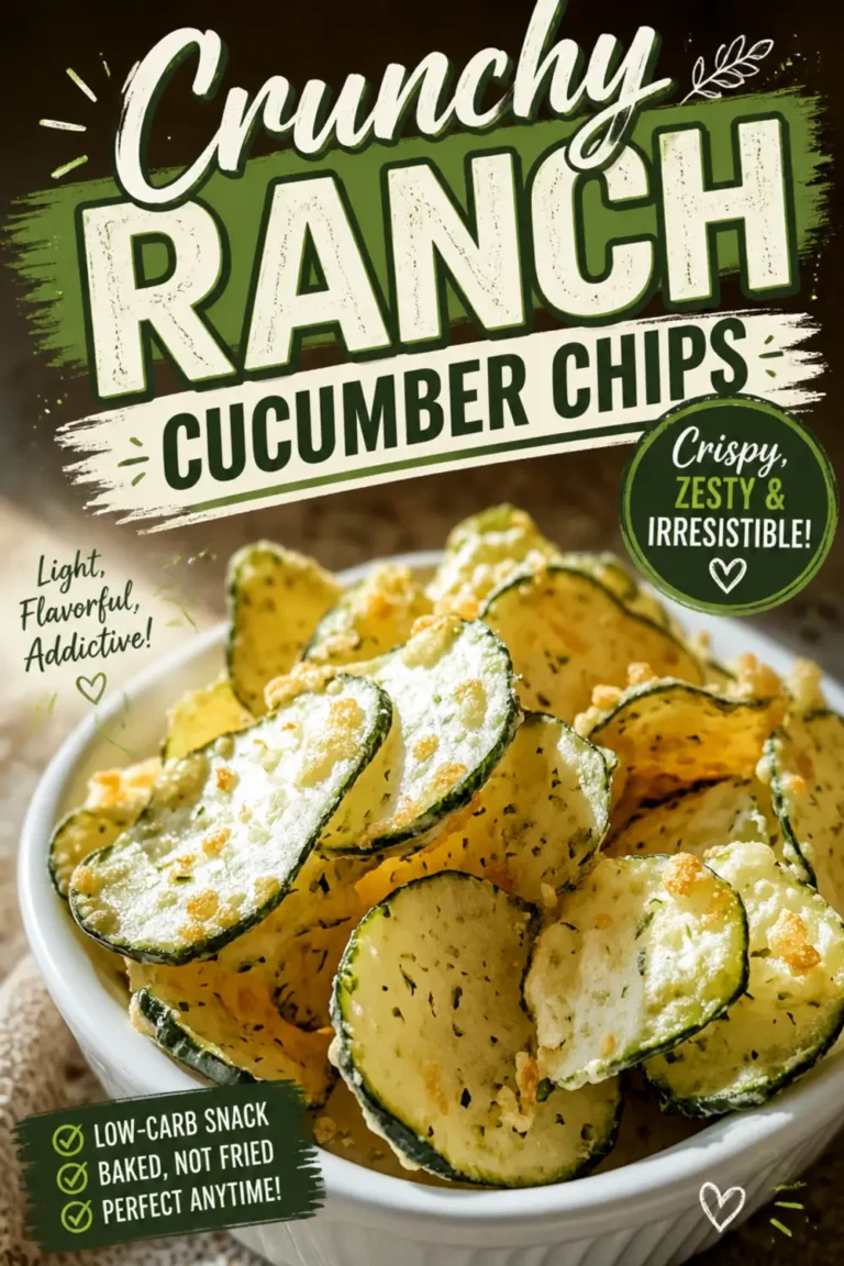 Crunchy Ranch Cucumber Chips for a Fresh Easy Snack 8 Crunchy Ranch Cucumber Chips