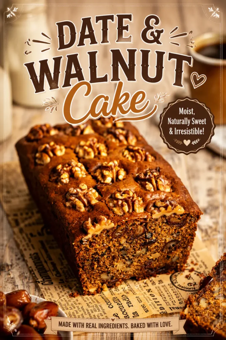 Date And Walnut Cake
