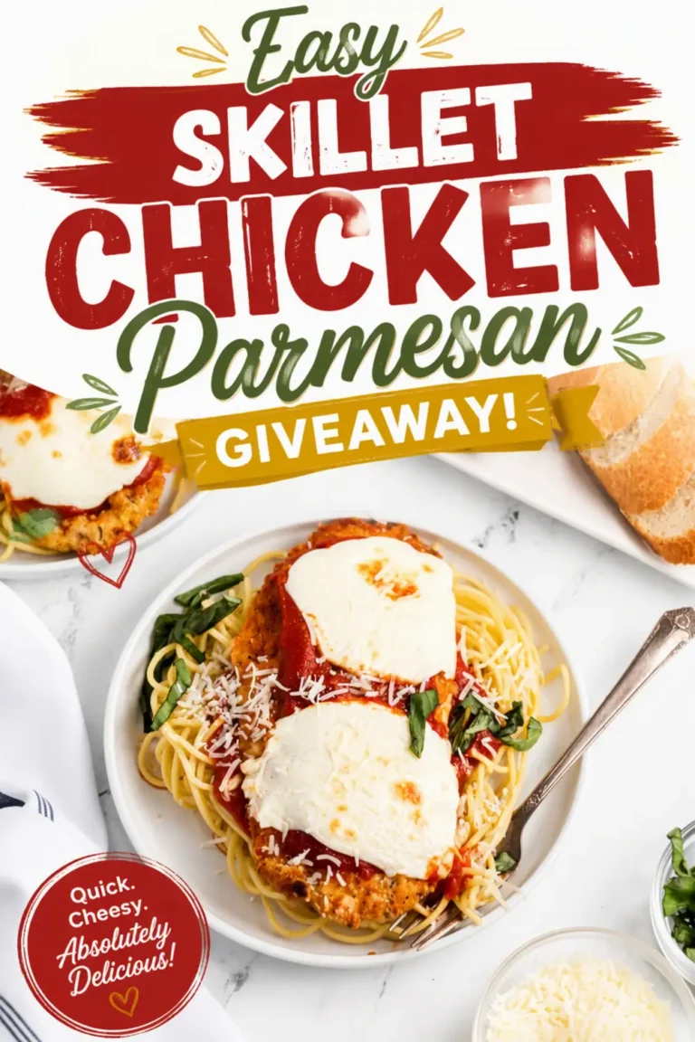 Easy Skillet Chicken Parmesan Giveaway
