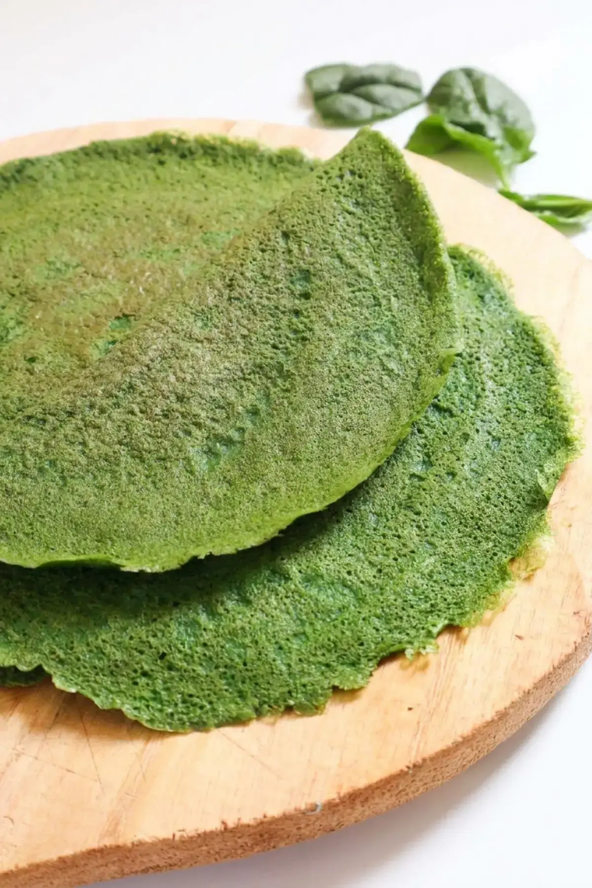 Easy Spinach Wrap Tortilla, Flip and Finish