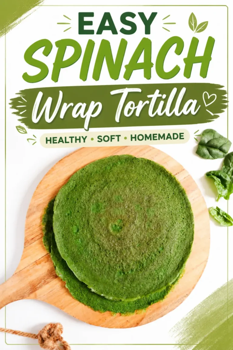 Easy Spinach Wrap Tortilla