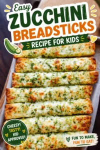 Easy Zucchini Breadsticks Recipe For Kids