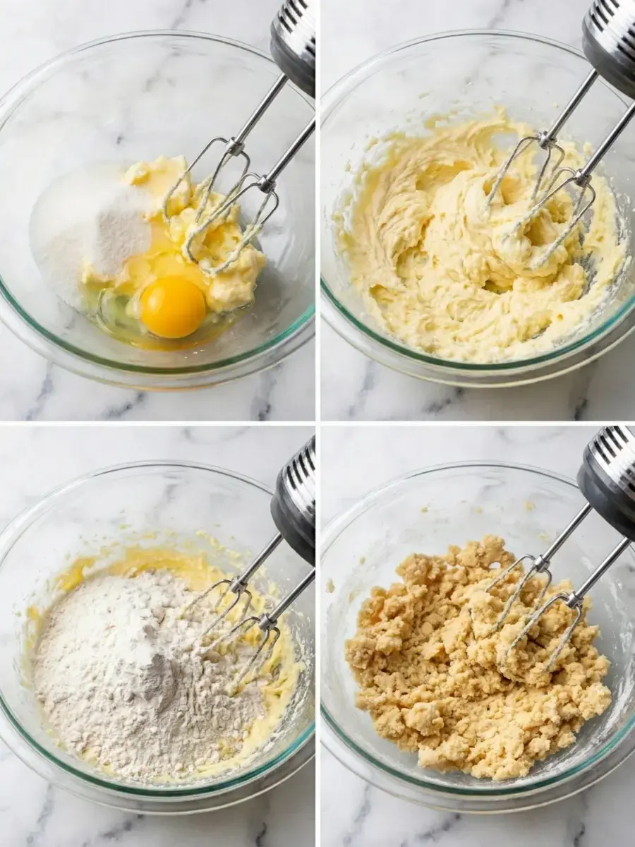 Flower Cookies, Step 1: Make the Cookie Dough