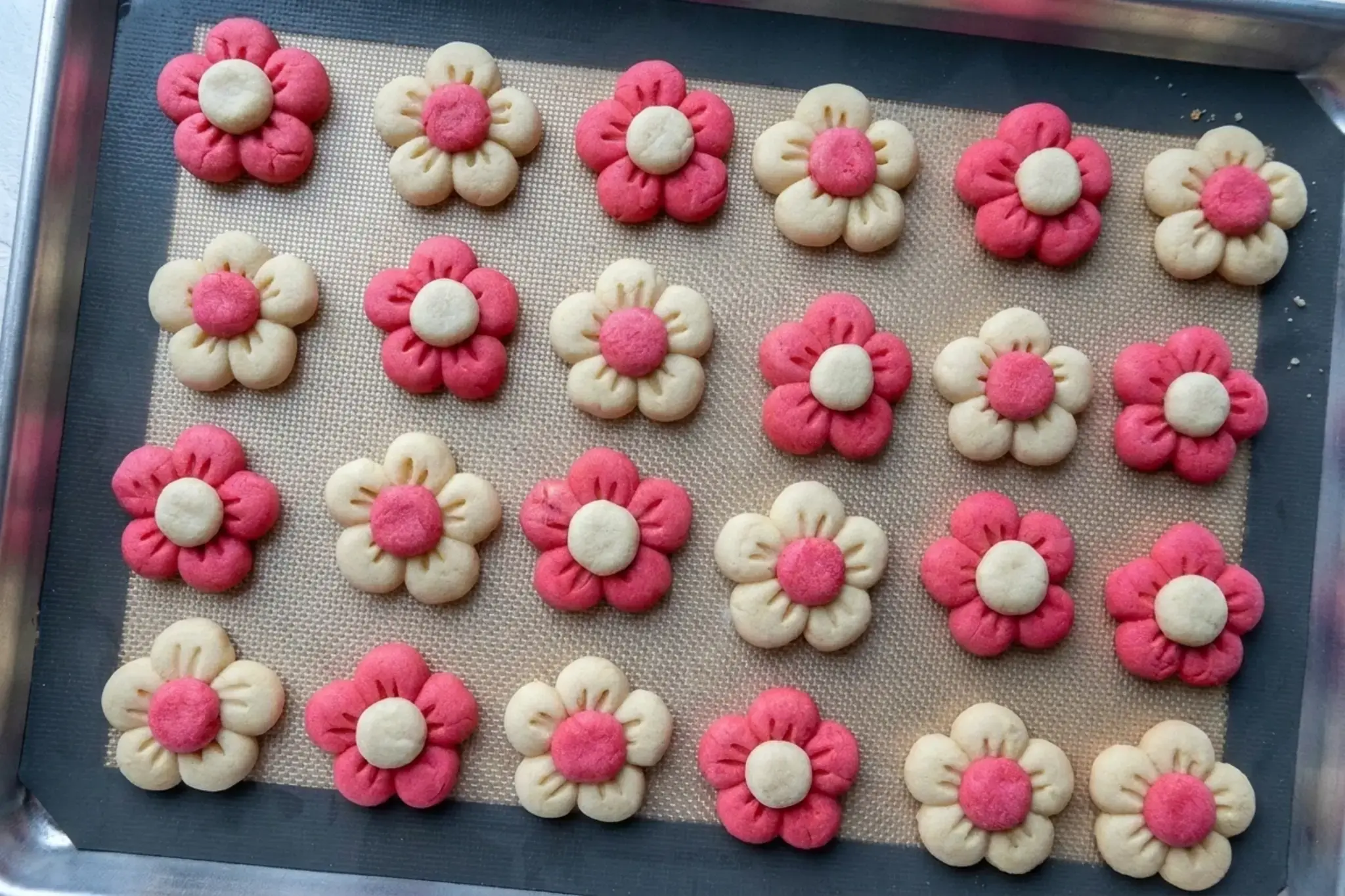 Flower Cookies, Step 3: Chilling and Baking the Cookies