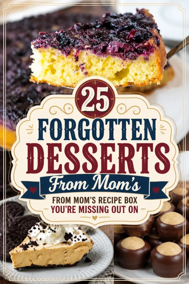 Forgotten Desserts From Moms