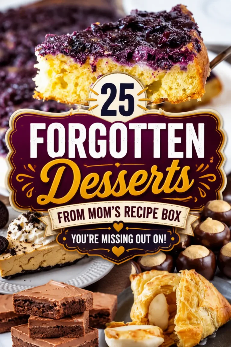Forgotten Desserts From Moms