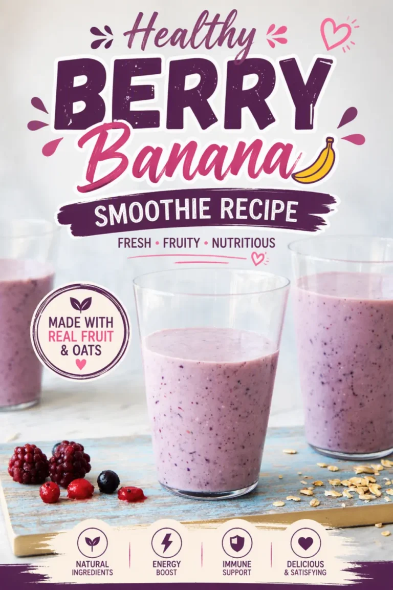 Healthy Berry Banana Smoothie Recipe: A Nutritious Breakfast or Snack 16 Healthy Berry Banana Smoothie Recipe