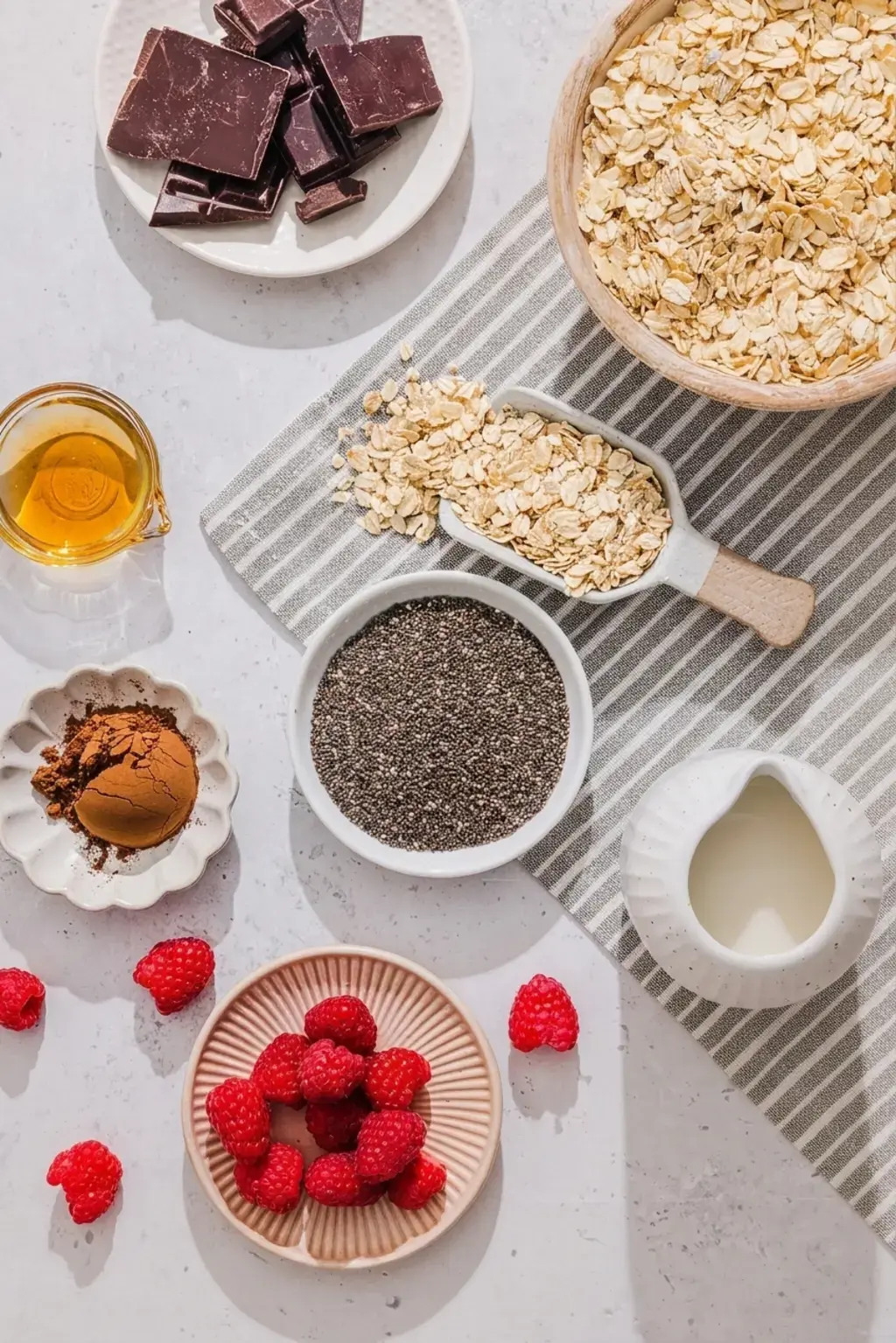 Healthy High-Fibre Chocolate Oatmeal, Breakfast that Tastes Like Dessert