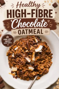 Healthy High-Fibre Chocolate Oatmeal