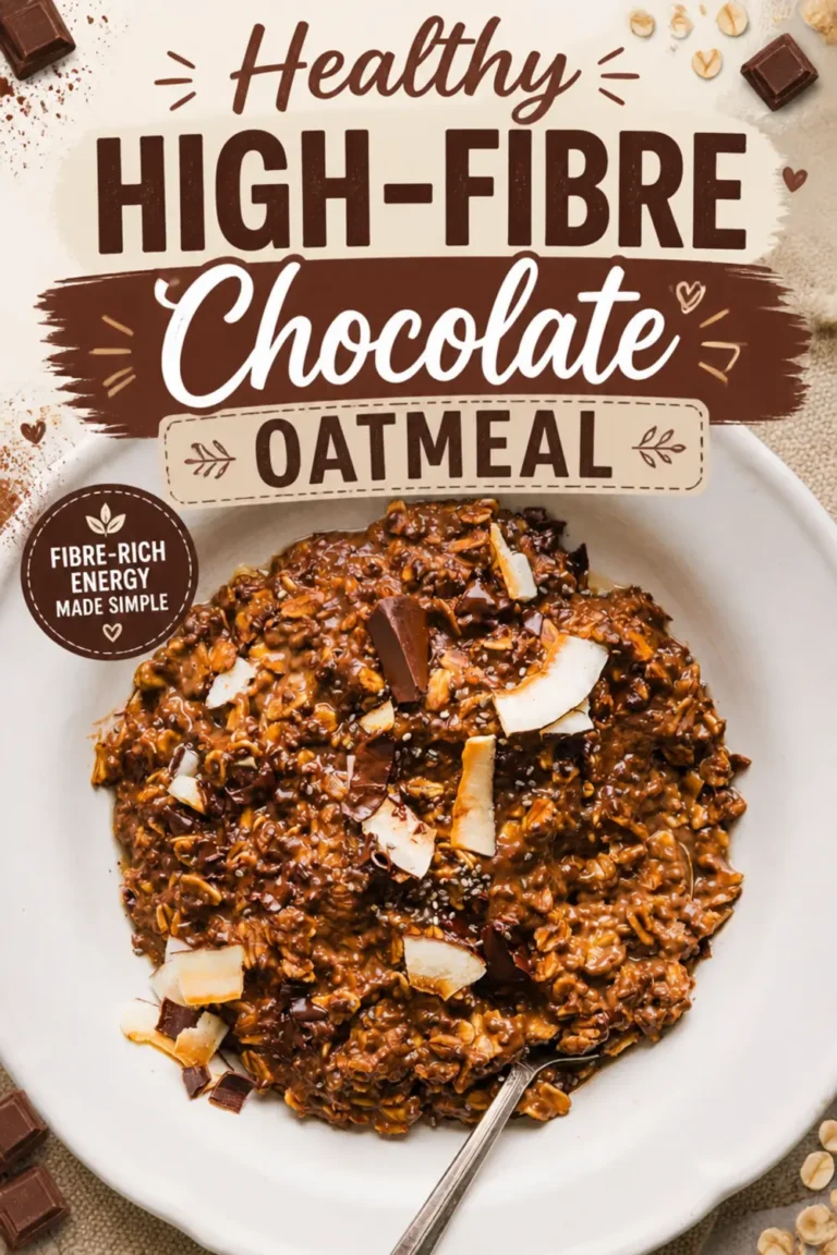 Healthy High-Fibre Chocolate Oatmeal That Tastes Like Dessert 8 Healthy High-Fibre Chocolate Oatmeal