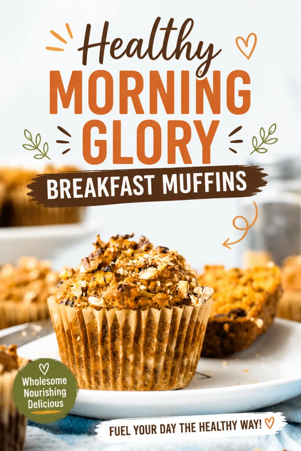 Healthy Morning Glory Breakfast Muffins