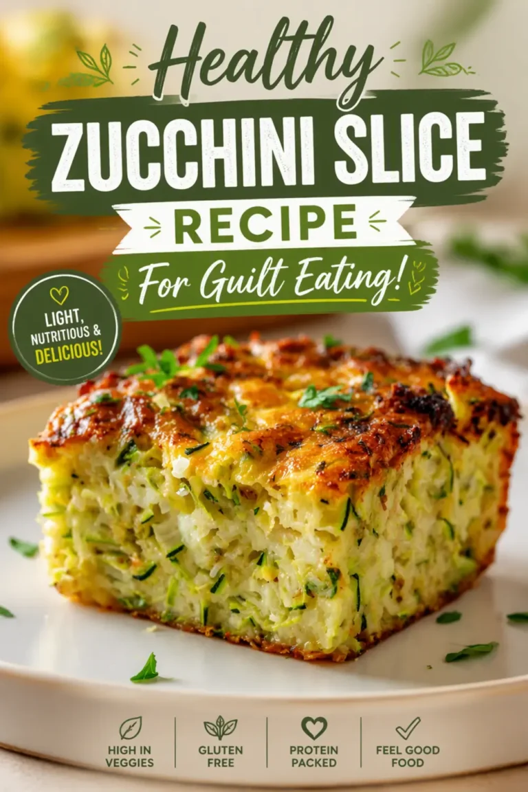 Healthy Zucchini Slice Recipe For Guilt Eating