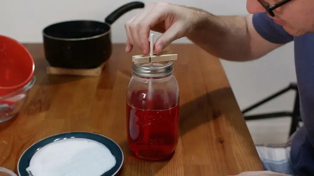 Homemade Rock Candy, Choose the Containers and Position the Sticks