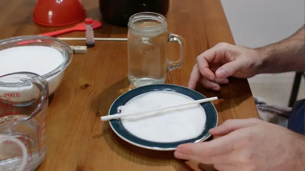 Homemade Rock Candy, Prepare the Seed Crystals
