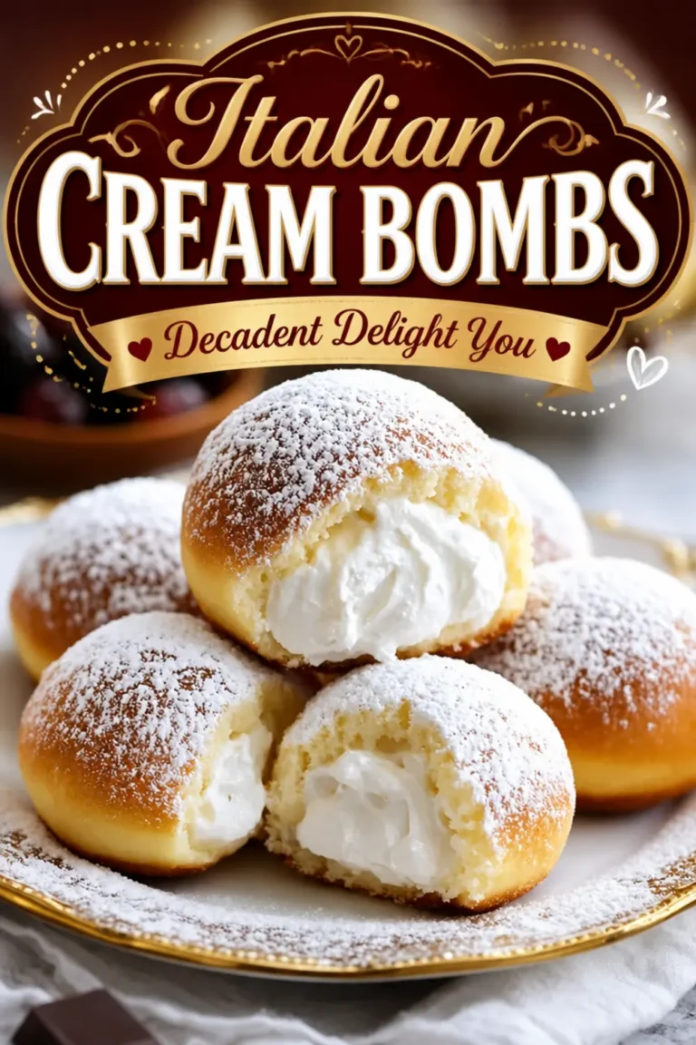 Italian Cream Bombs Decadent Delight You