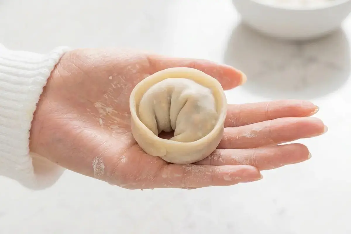 Kimchi Mandu Korean Kimchi Dumplings, Assemble the Kimchi Mandu