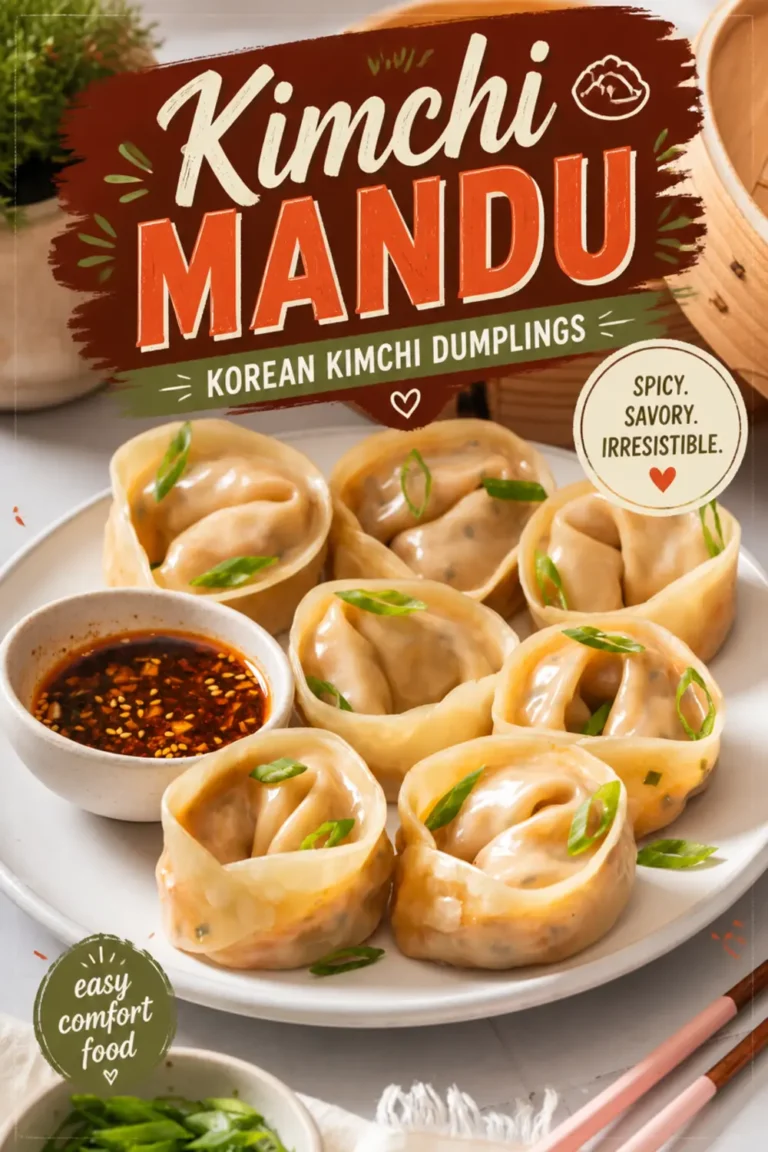 Kimchi Mandu Korean Kimchi Dumplings