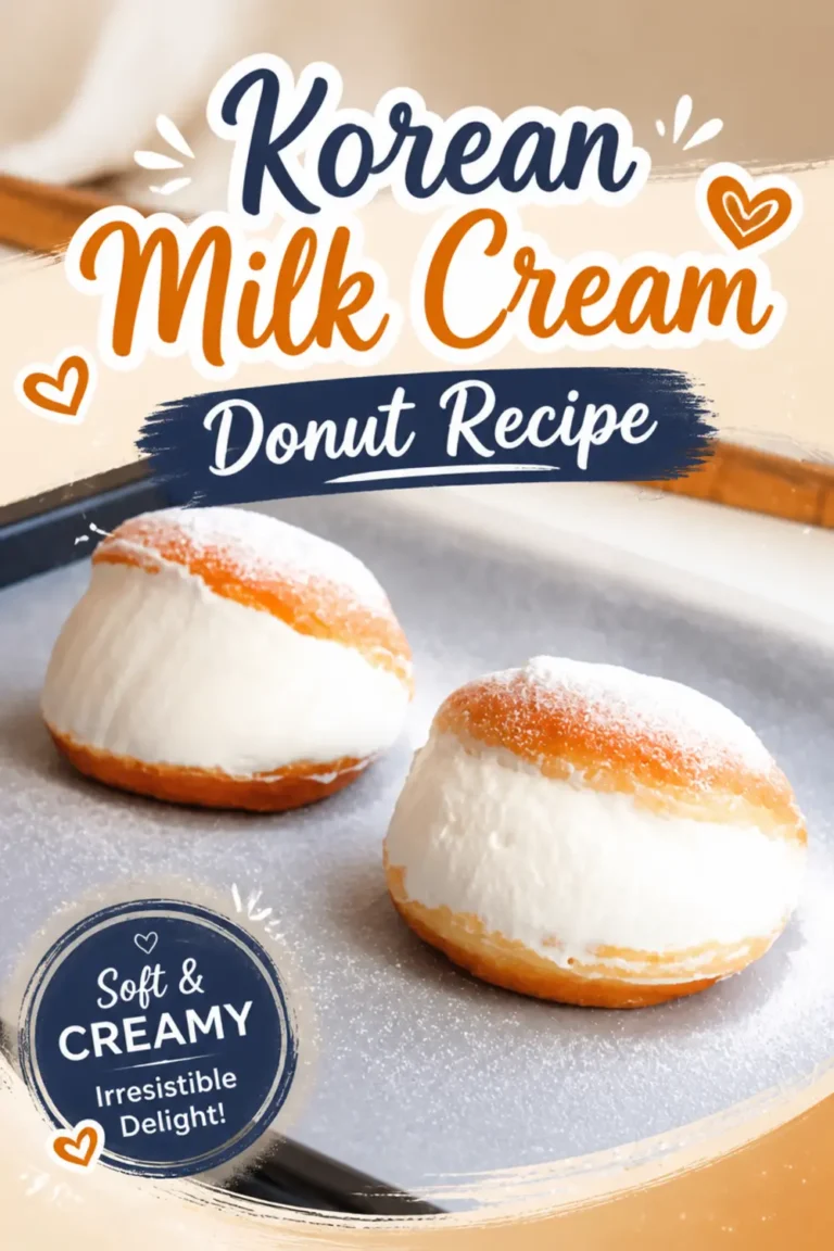 Korean Milk Cream Donut