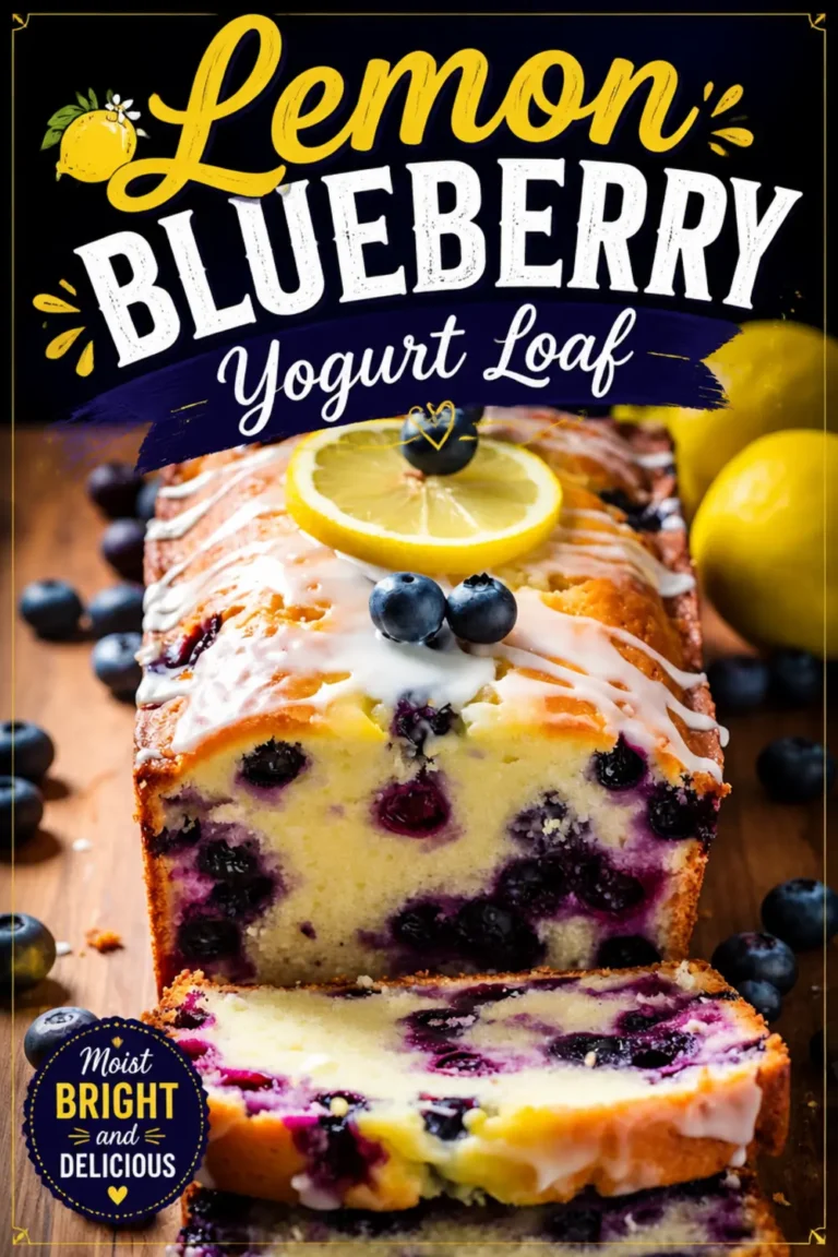Lemon Blueberry Yogurt Loaf