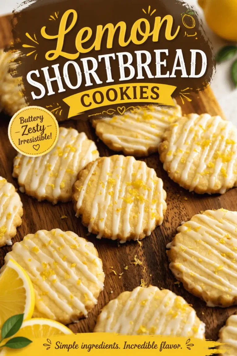 Lemon Shortbread Cookies