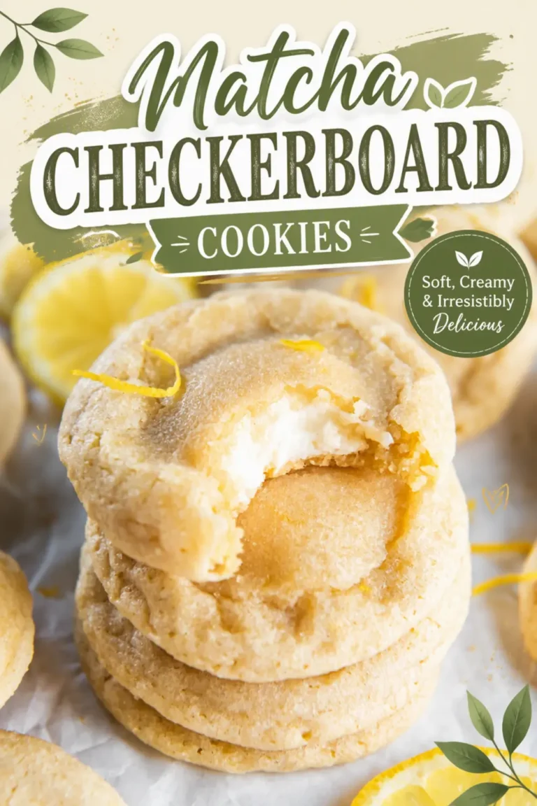Matcha Checkerboard Cookies