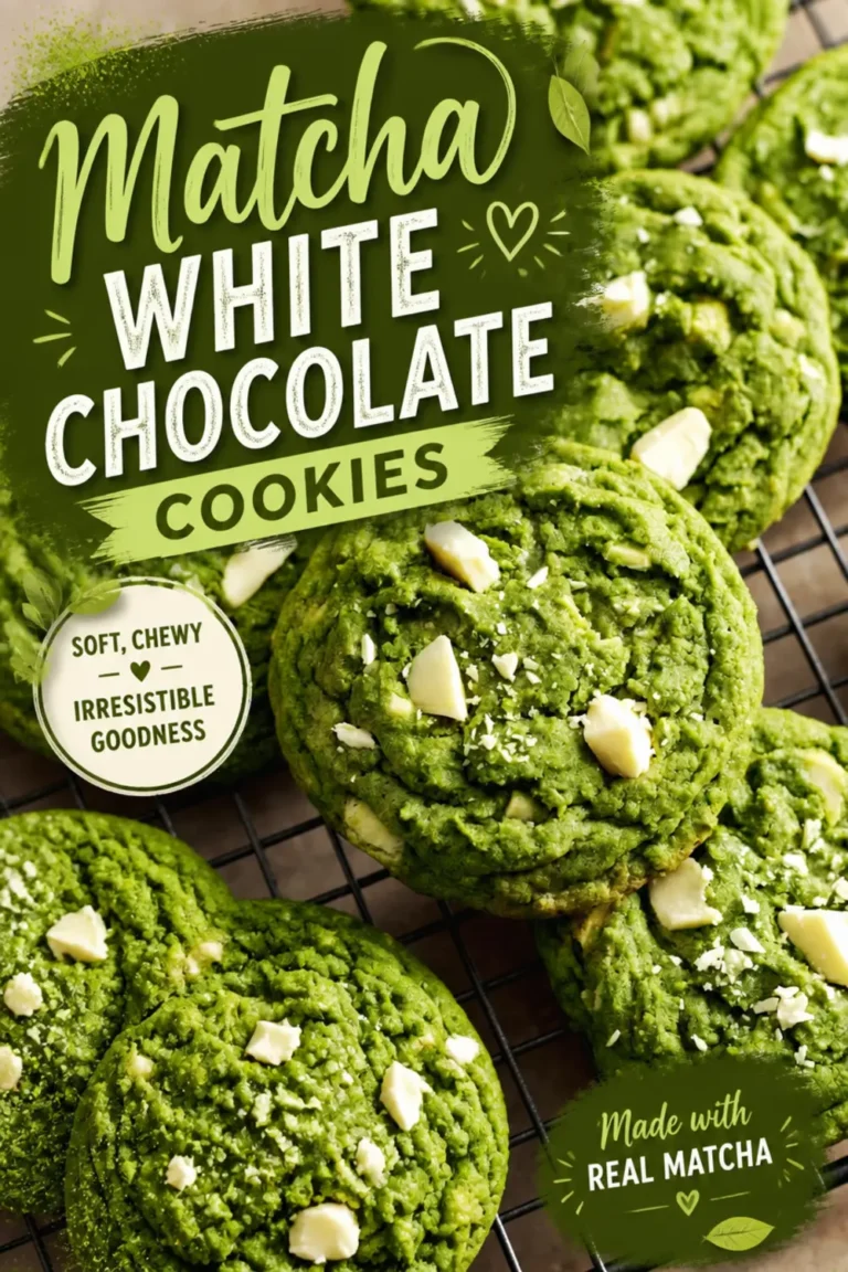 Matcha White Chocolate Cookies