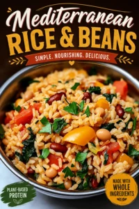 Mediterranean Rice And Beans