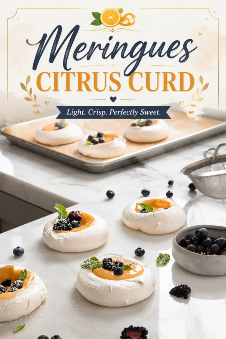 Meringues Citrus Curd