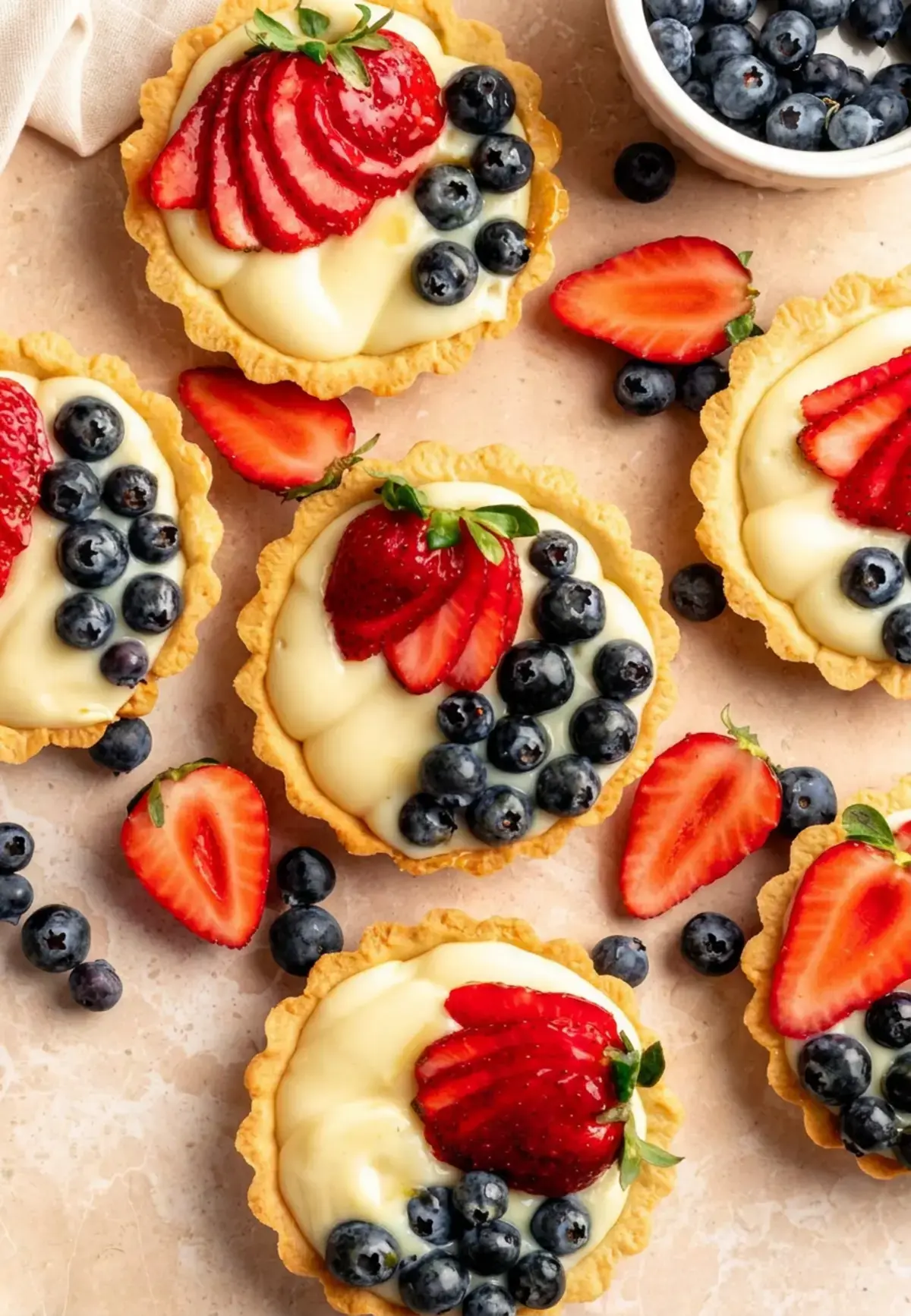 Mini Fruit Tarts, Assemble the Tarts