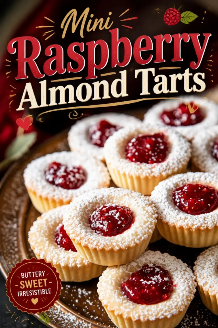 Mini Raspberry Almond Tarts