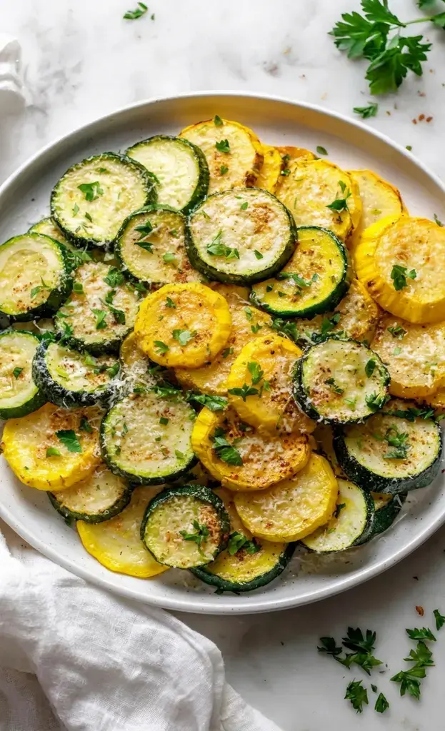 Oven Roasted Zucchini And Squash