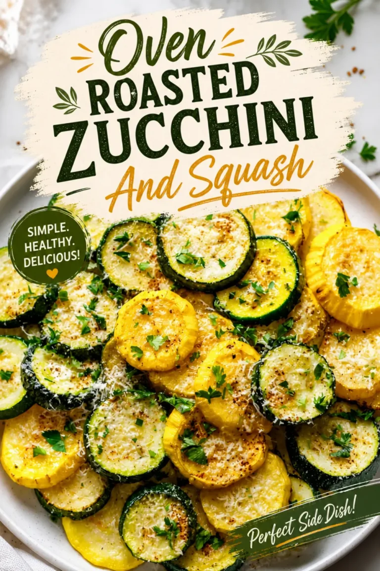 Oven Roasted Zucchini And Squash