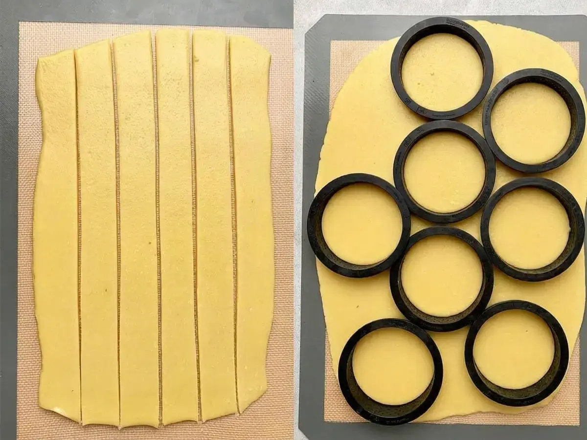 Pate Sablee French Tart Crust, Assemble the Tart Shells