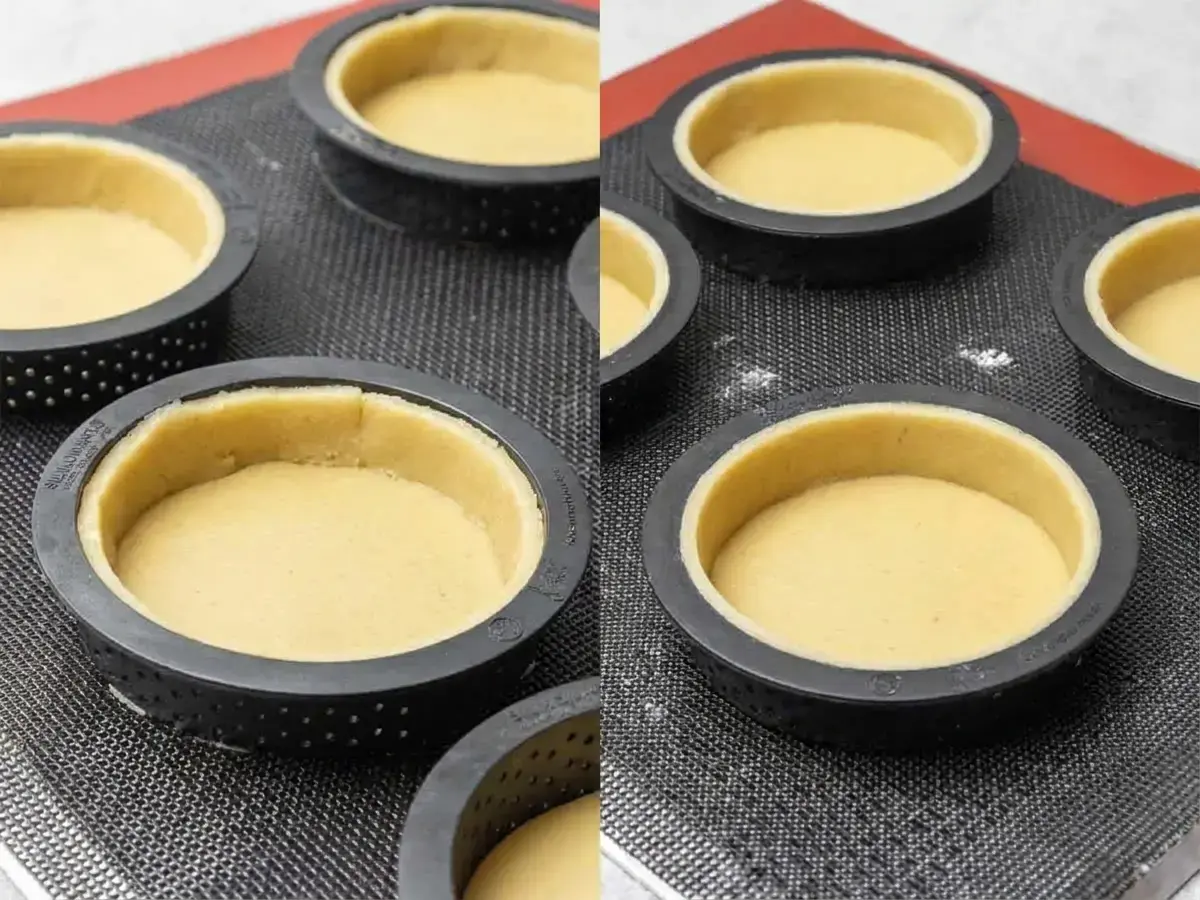 Pate Sablee French Tart Crust, Assemble the Tart Shells