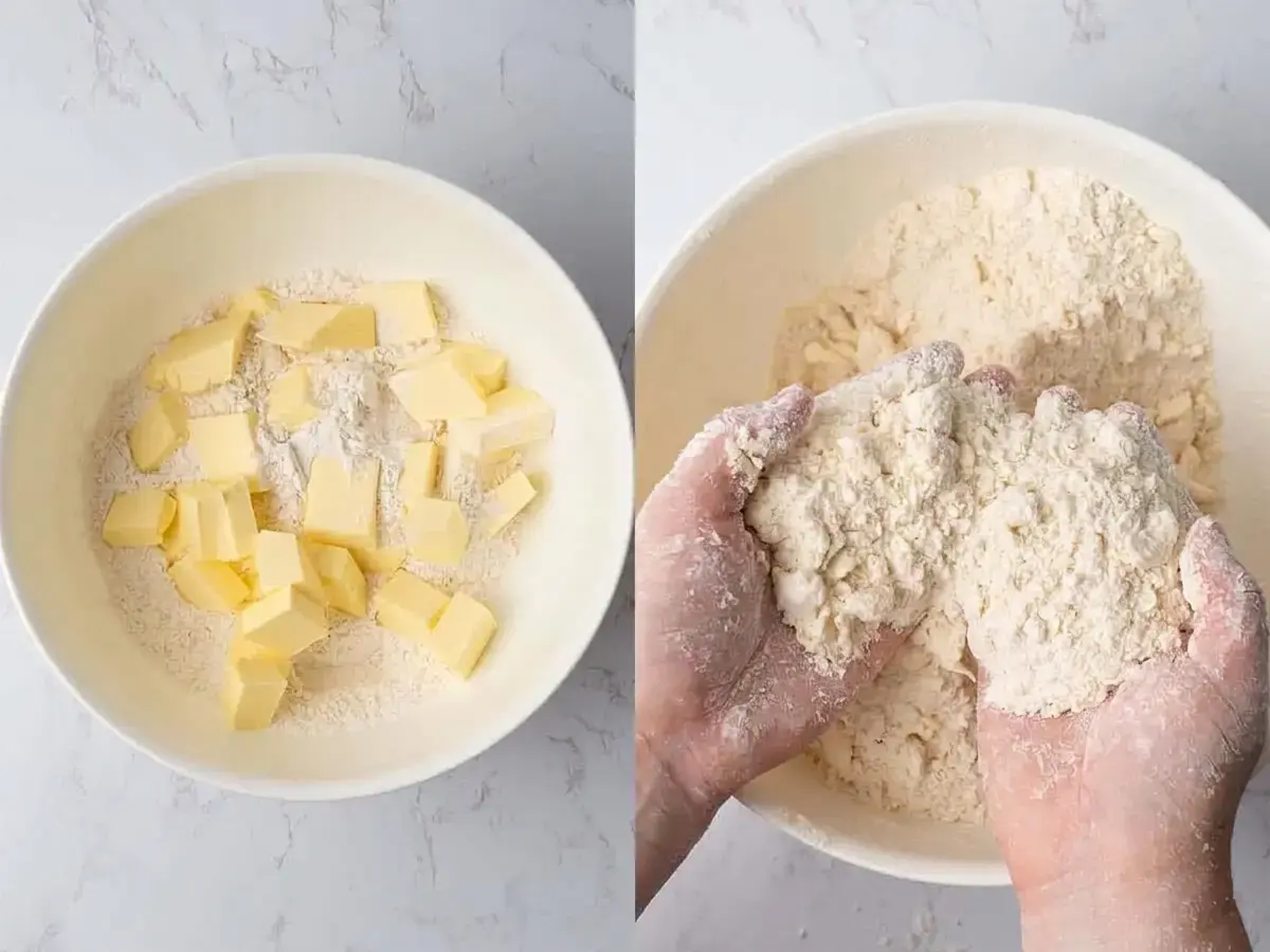 Pate Sablee French Tart Crust, Mix the Dough with the Crumbling Method