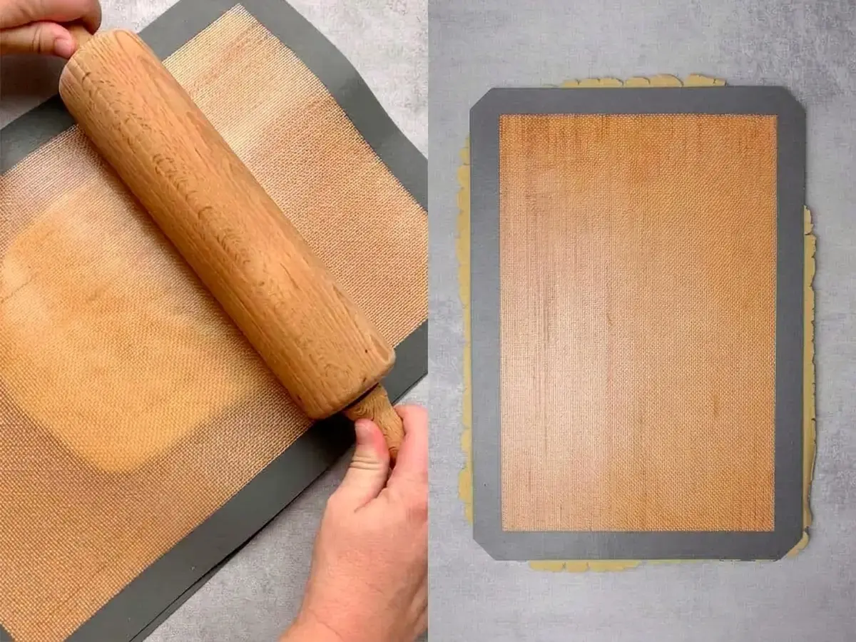 Pate Sablee French Tart Crust, Roll the Pastry Evenly